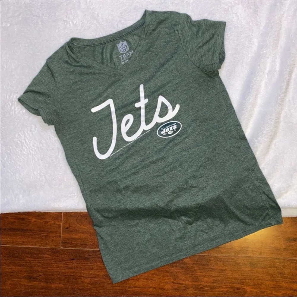 Girl's Green Team Apparel NY Jets Tshirt size XL